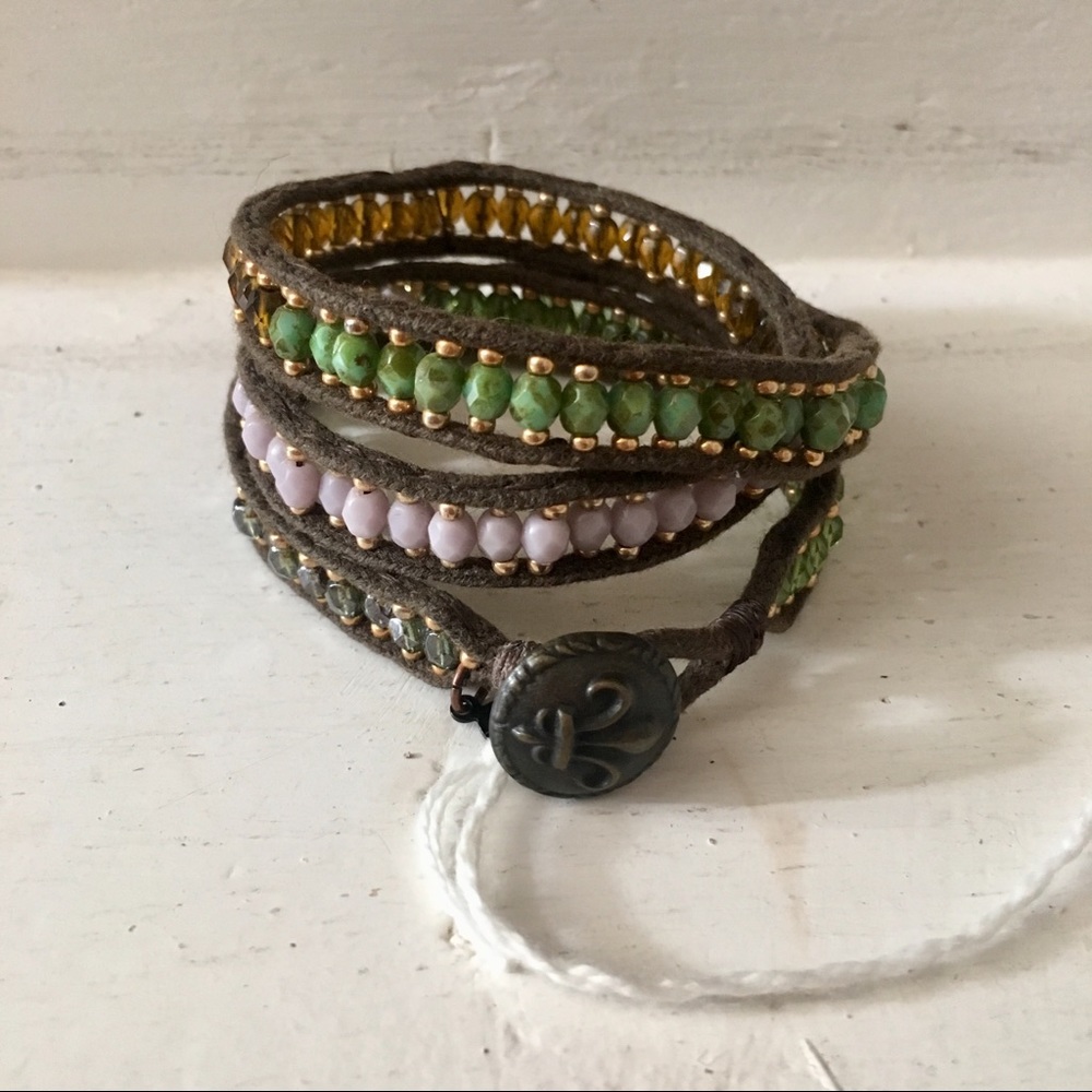 Summer Beaded Wrap Bracelet